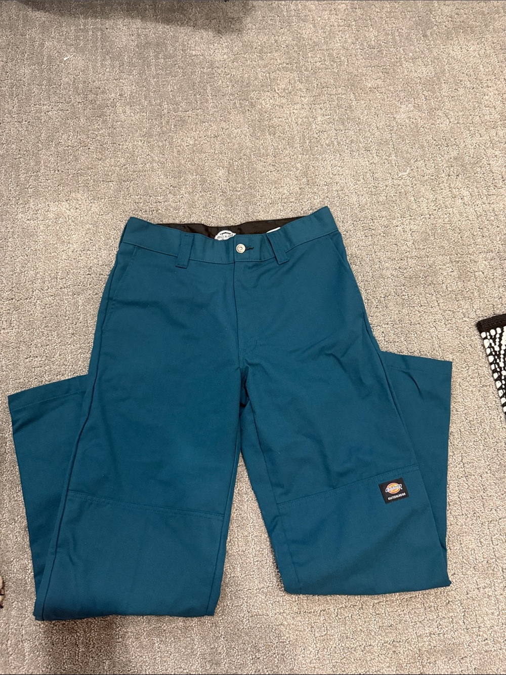 Dickies Men’s Teal Straight-Leg Work Chinos